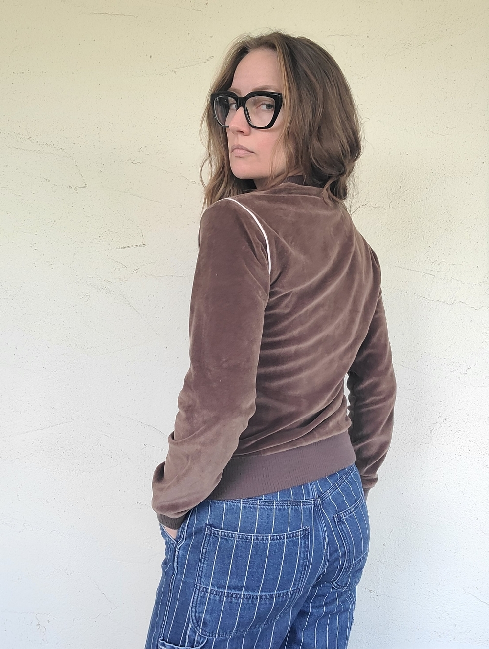 The Christian Dior Monsieur Vintage Velour Long Sleeve Pullover S/M - Picture 3 of 8